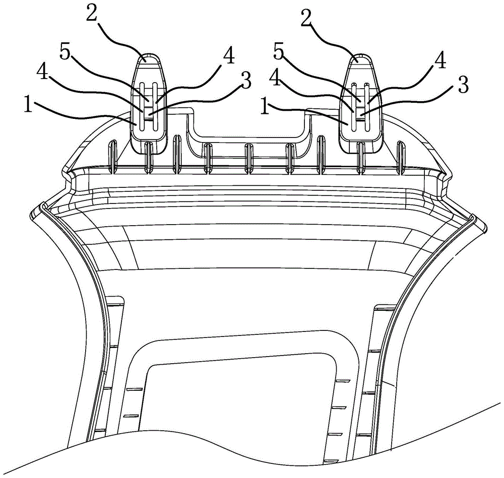 一种汽车B柱内饰板的接头结构的制作方法