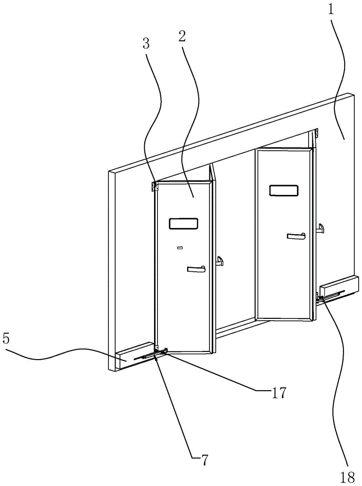 一种折叠门的制作方法