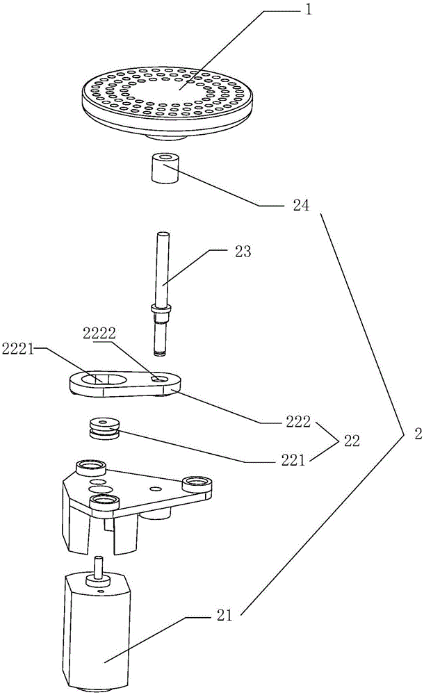 一种刷头减速机构及洁面仪的制作方法