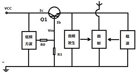 节电型寻线器主机电路的制作方法