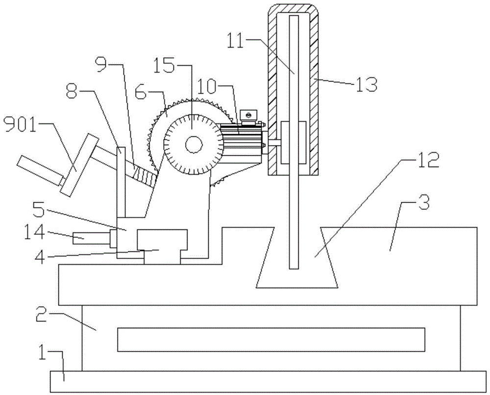一种切割角度可调节的钢板切割机的制作方法