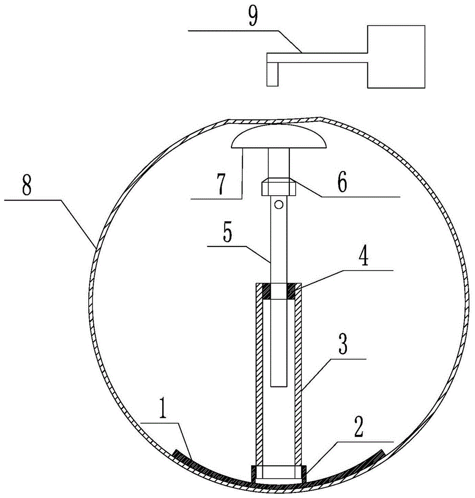 一种可用于不同直径筒体内凹撑圆装置的制作方法