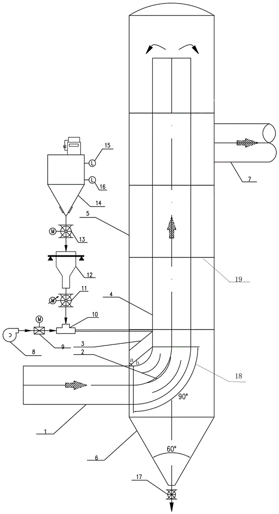 一种新型干法脱硫塔的制作方法