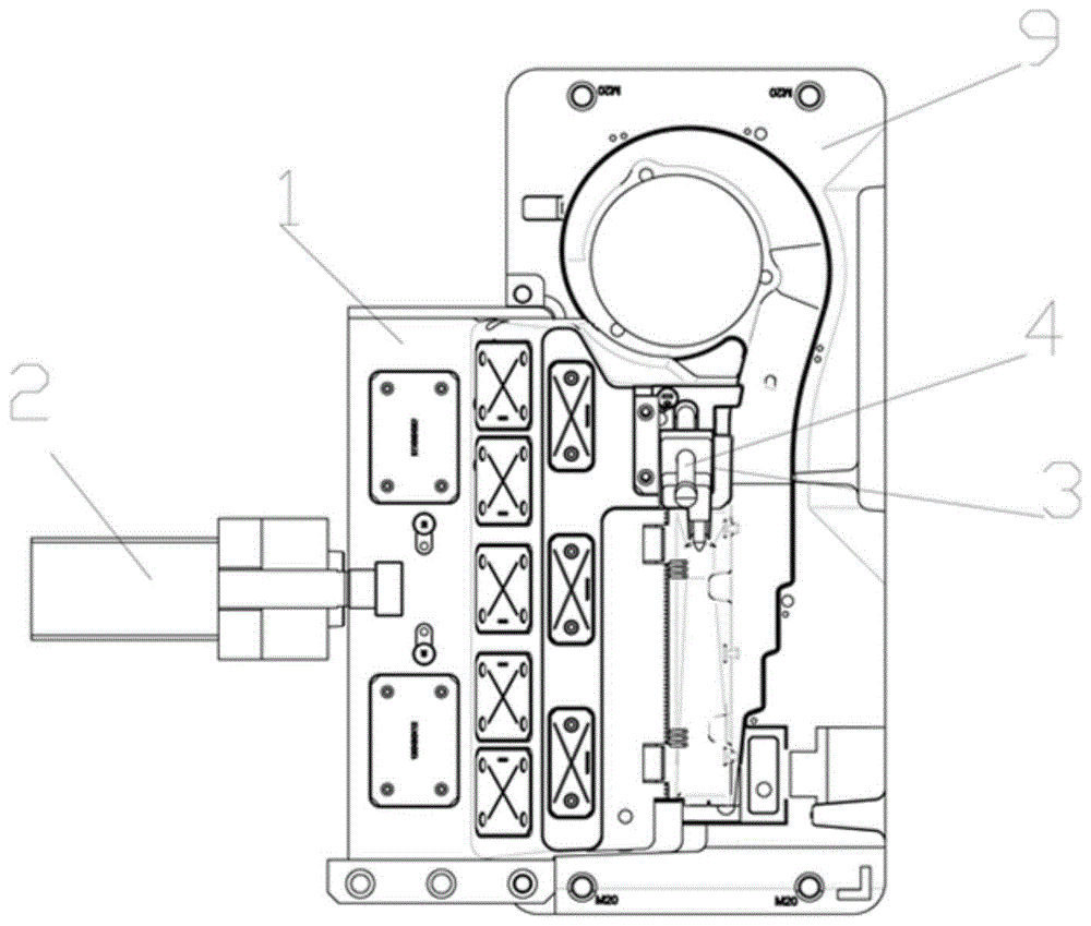 一种汽车空调模具的拔位结构的制作方法