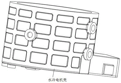 一种新能源电动汽车水冷电机壳铸造模具及其工作方法与流程