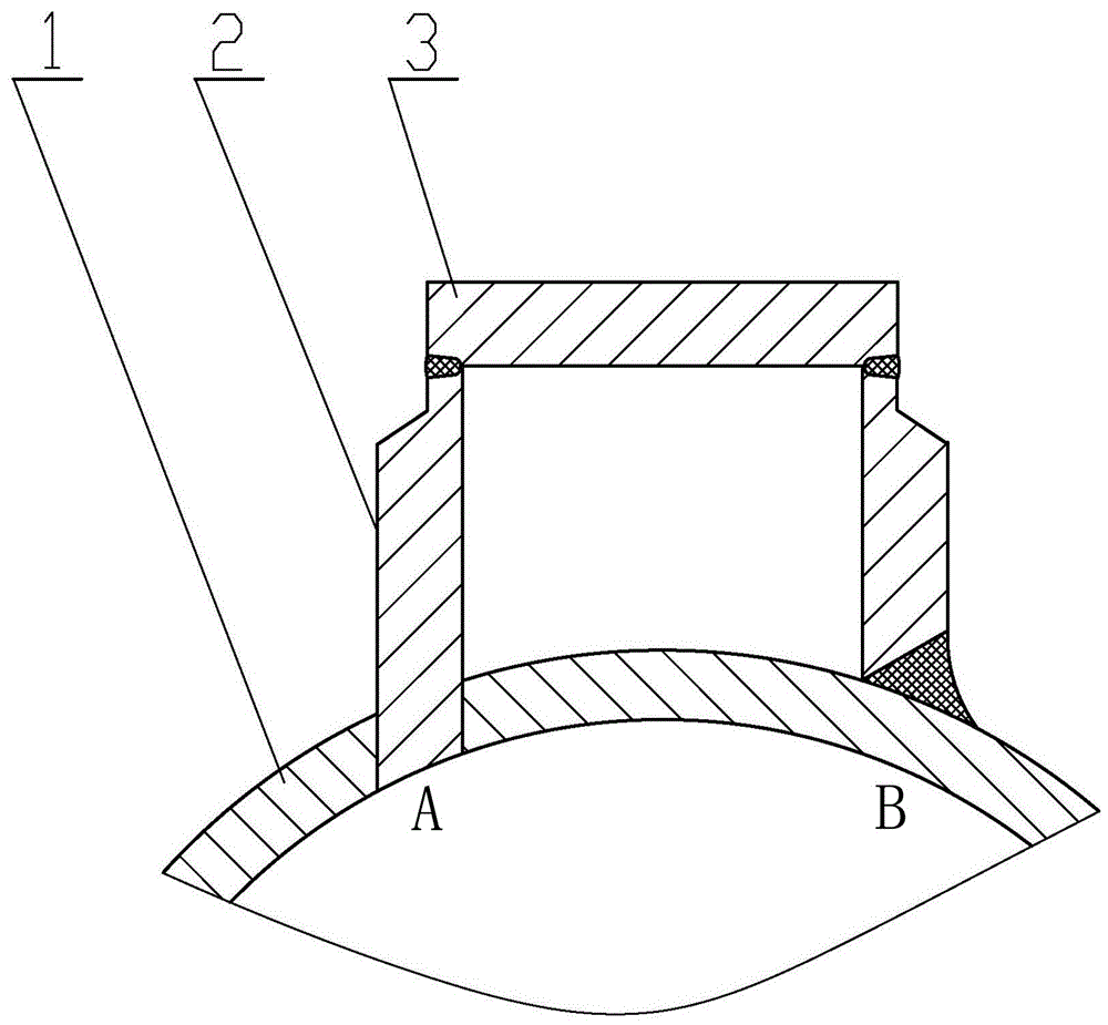 高压容器壳体上锻管端部连接构件的制作方法