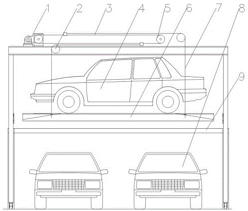 双层移出升降立体车库的制作方法