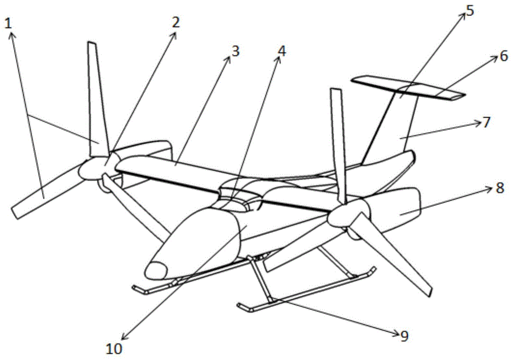 一种变体倾转旋翼机及其工作方法与流程