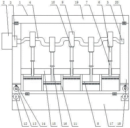 防变形的新型高速针刺机的制作方法