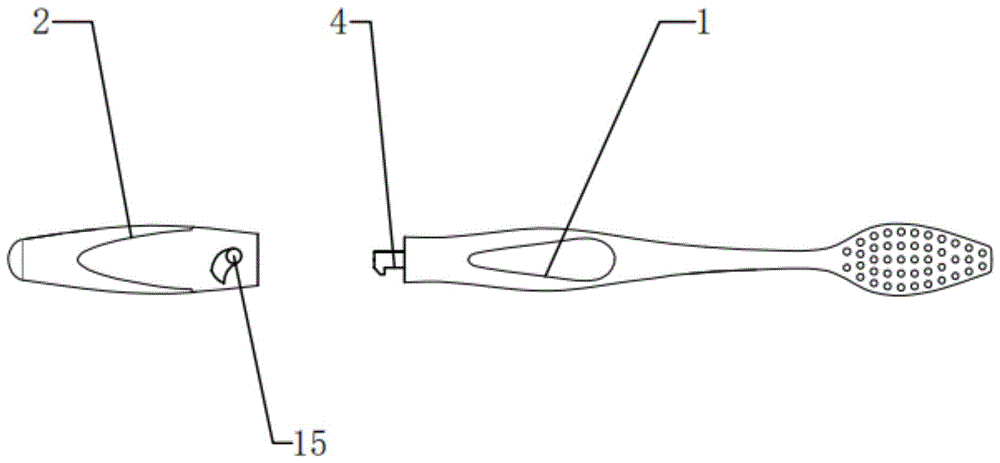 拆装式牙刷的制作方法
