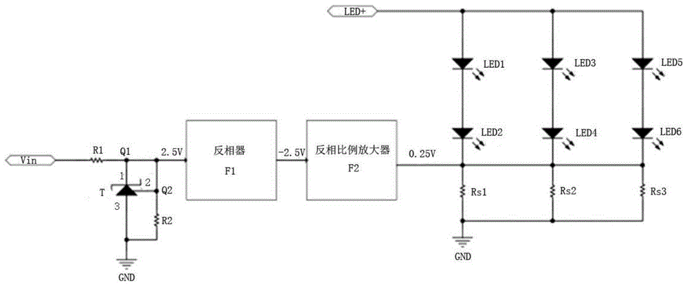 一种汽车led灯的恒流控制电路的制作方法