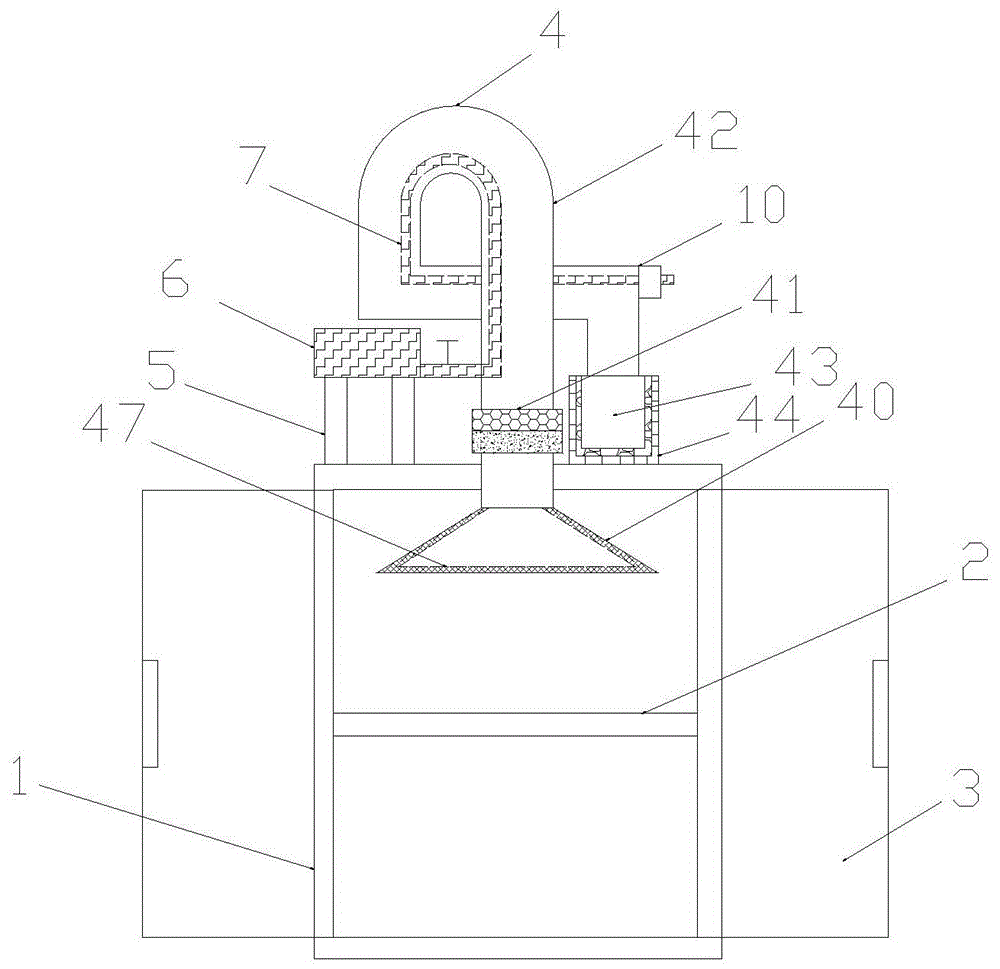 一种落地式实验室通风柜的制作方法