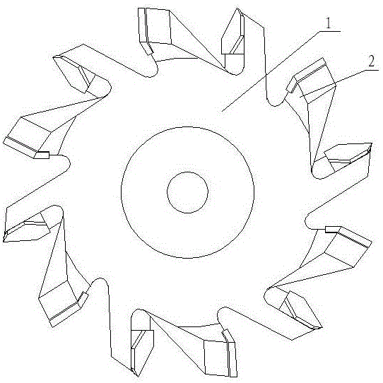 V型槽加工用刀具的制作方法