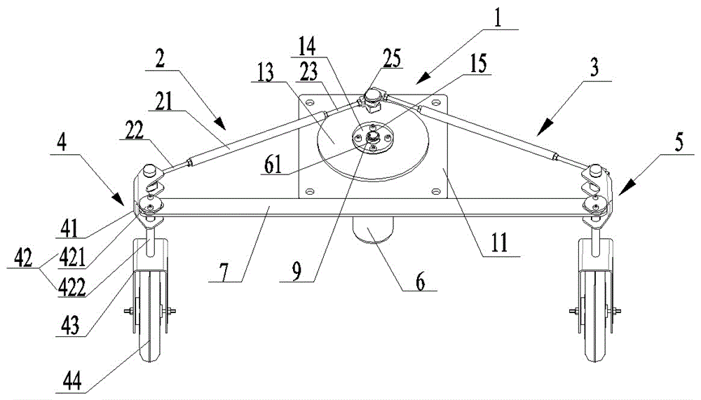 一种仿阿克曼转向机构的制作方法