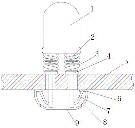 一种发光二极管的焊接结构的制作方法
