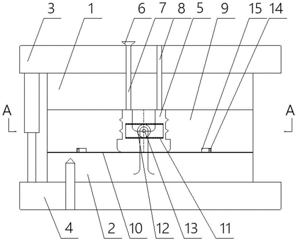 一种塑料异型管堵头模具的制作方法