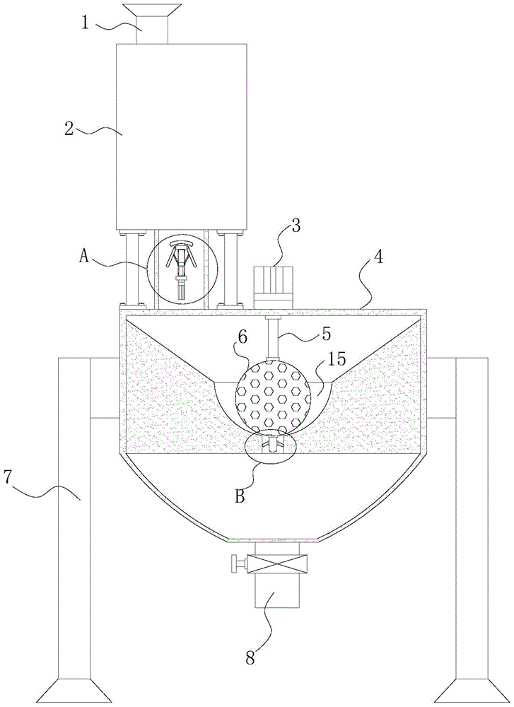 一种具有下料控制功能的颜料加工用研磨装置的制作方法