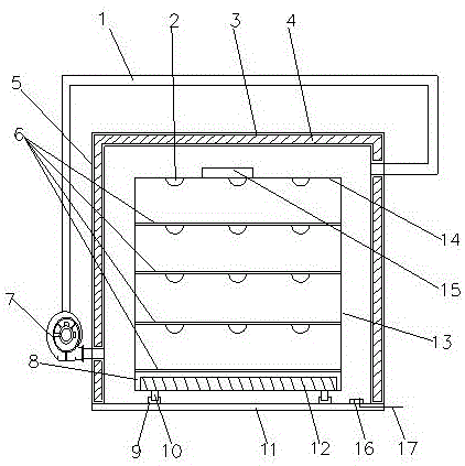 新型家具木材干燥设备的制作方法