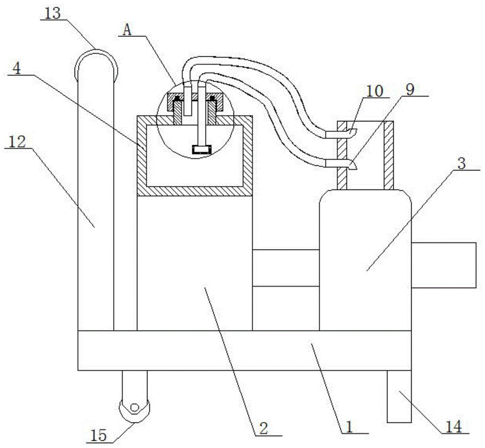 一种采用离心泵的循环水冷却发动机水箱的装置的制作方法