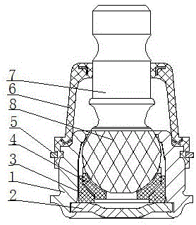 一种具有免保养自润滑结构的汽车球头的制作方法