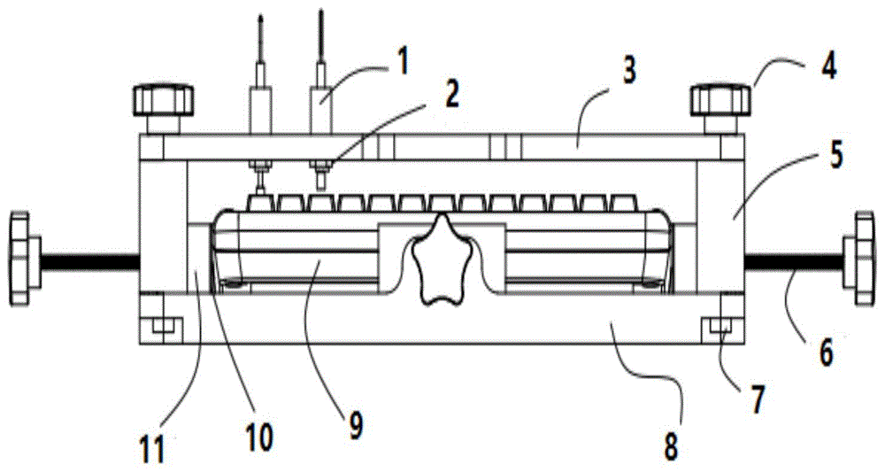 一种专用键盘寿命测试装置的制作方法