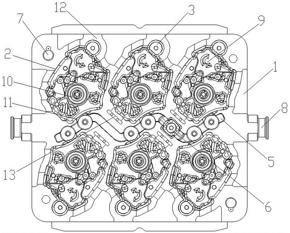 一种汽车变速箱用油泵盖模具的制作方法