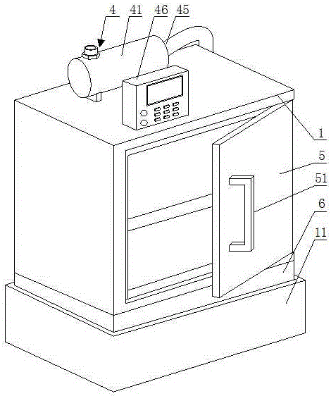 一种药品检测用防震恒温保护箱的制作方法