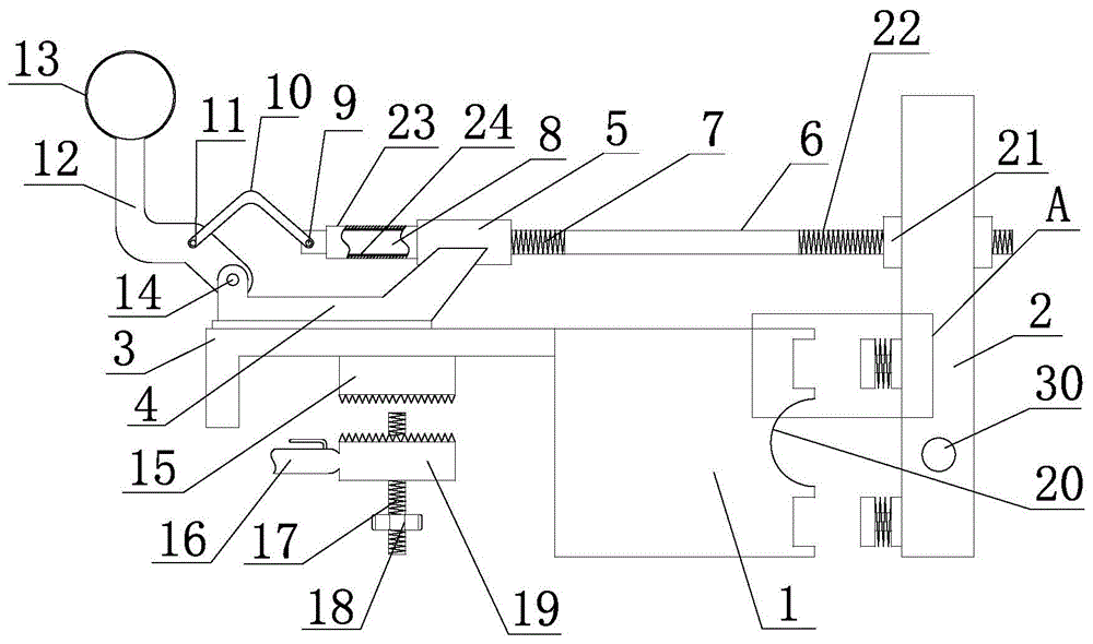 一种地电位带电作业可调角度式G型线夹夹具的制作方法