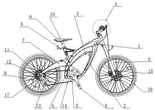 一种轻质高强度电动自行车车架的制作方法