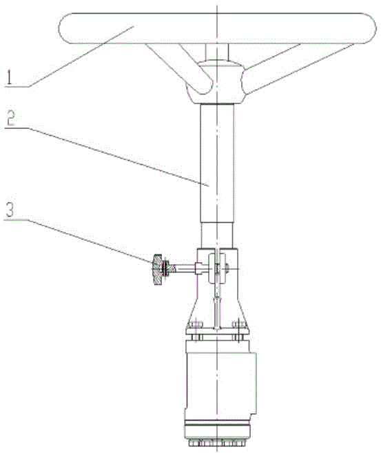 一种拖拉机用转向立柱高度可无级调整的方向盘装置的制作方法