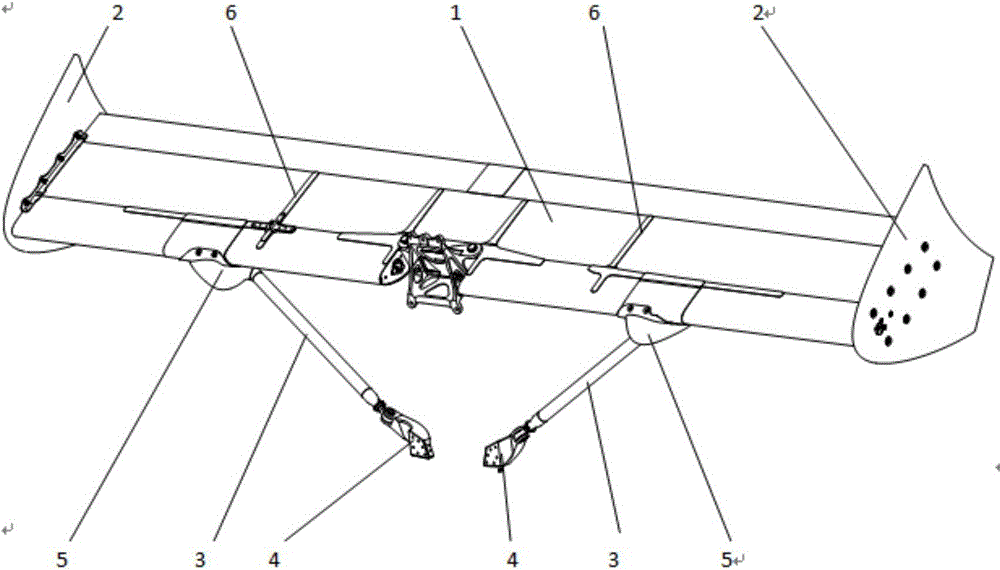 一种带撑杆的直升机后置水平尾翼结构的制作方法