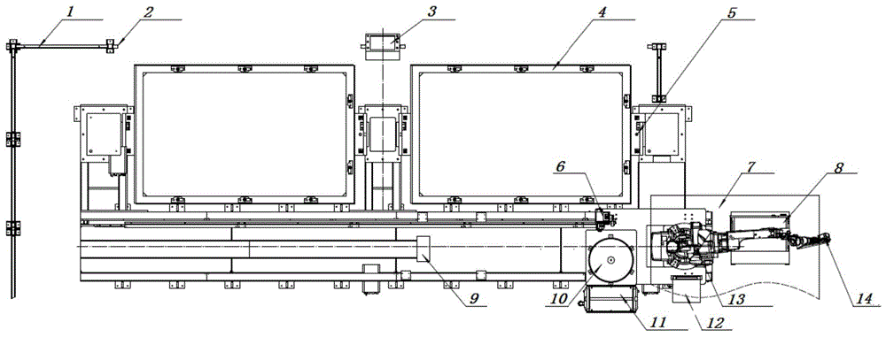 一种型钢焊接机器人系统及其工作方法与流程