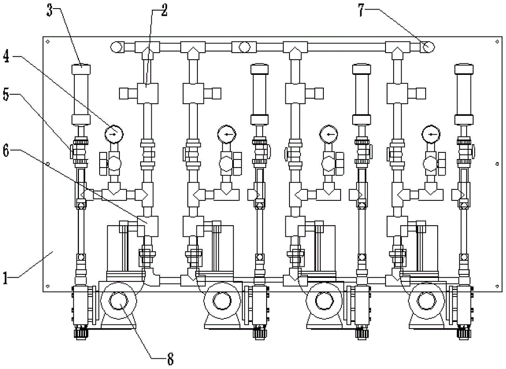 一种集稳压、溢流、计量为一体的计量泵组的制作方法