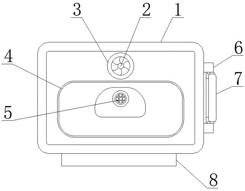 一种按压式盥洗池的制作方法