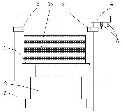 感光材料板码放装置和整摞的感光材料板的制作方法