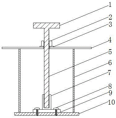一种便捷式铝模穿楼板套管精确定位装置的制作方法