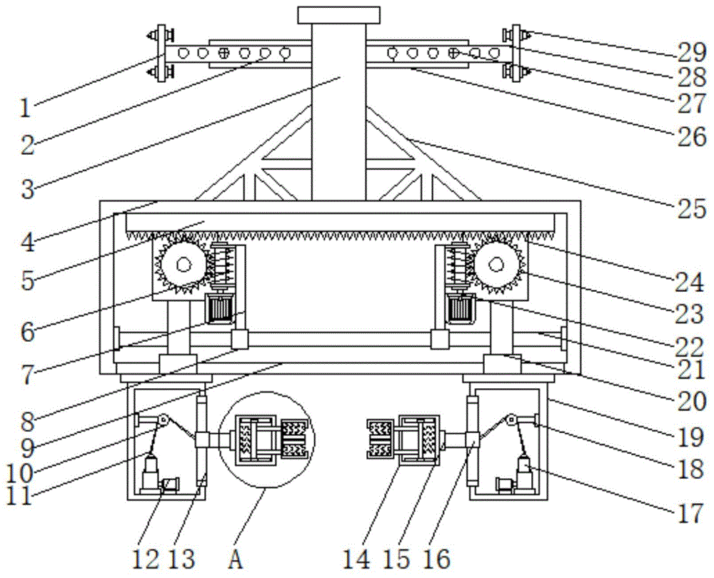 一种具有传动功能减震平衡盘壳体的夹具的制作方法