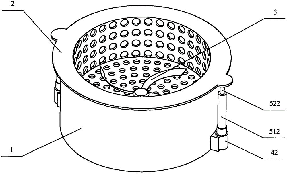 电磁驱动式搅拌升降烹饪一体锅的制作方法