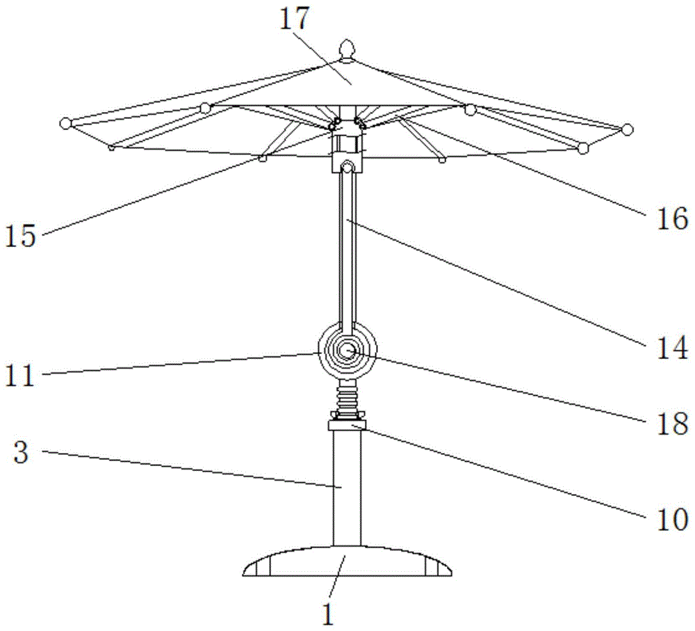 一种具有伞骨联动收合结构的雨伞的制作方法