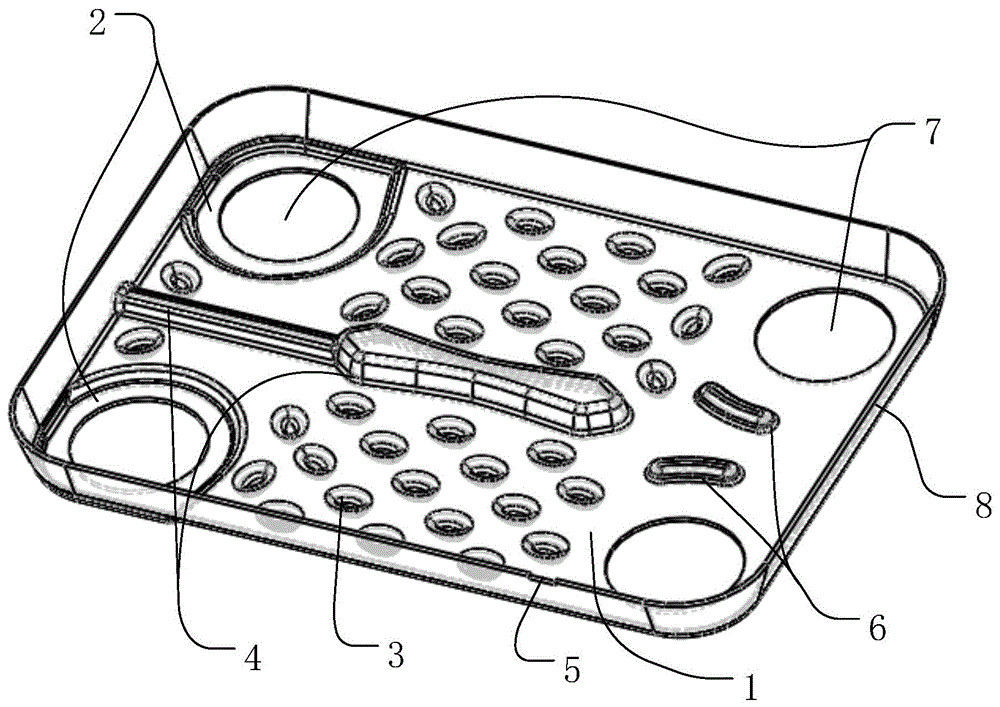 一种电池冷却器叠片内部分流结构及其应用的叠片流道的制作方法