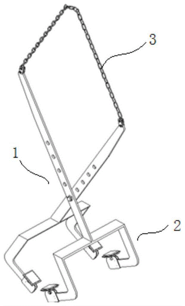 一种路缘石X型安装夹具的制作方法