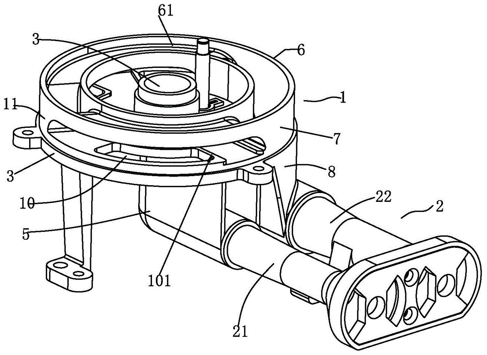 一种全上进风式灶具燃烧器的制作方法