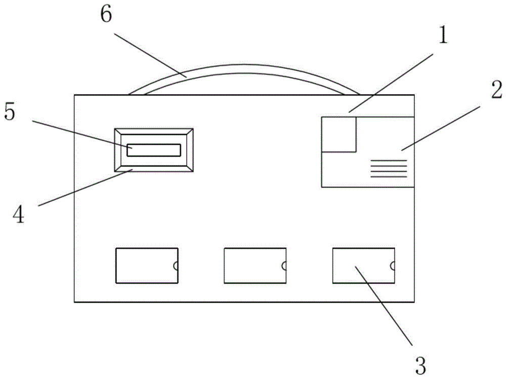 一种多功能公务员文具盒的制作方法