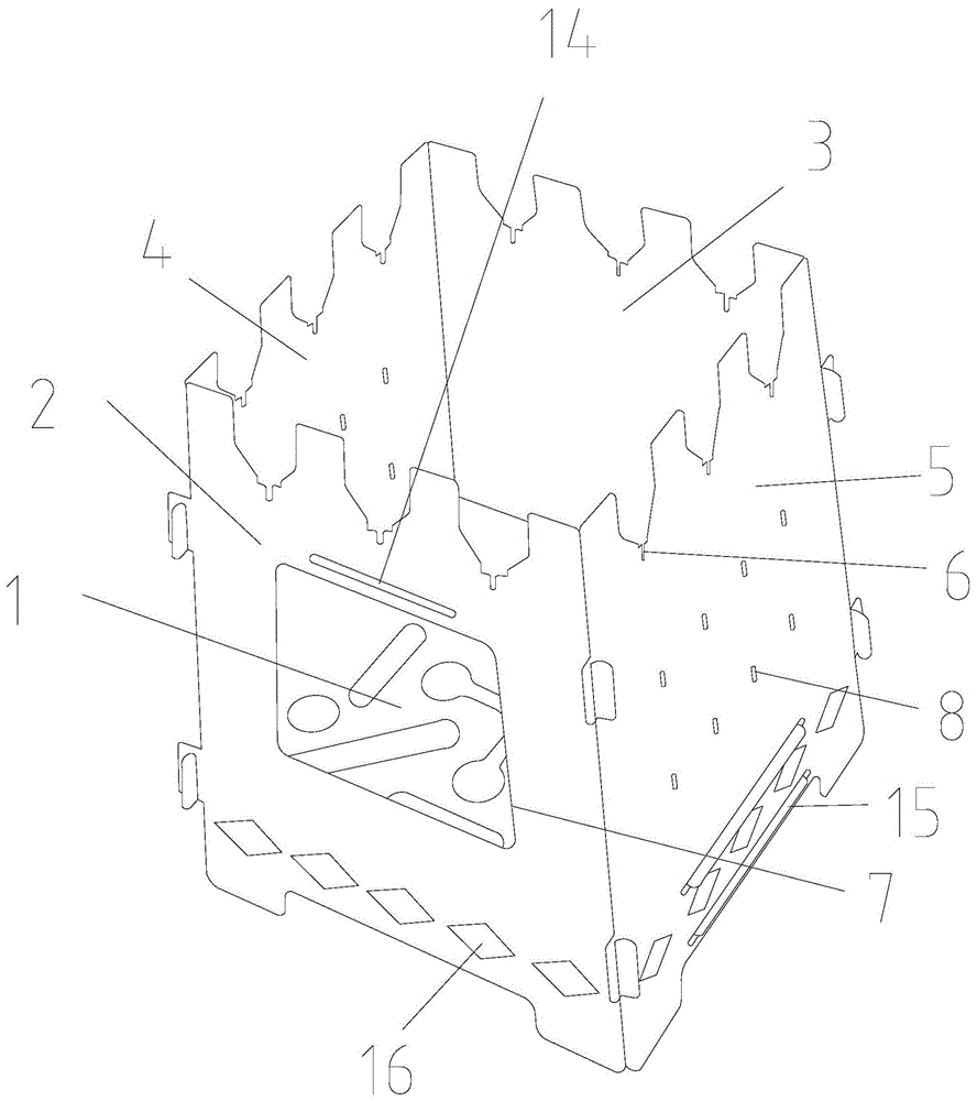 多用插接式柴火炉的制作方法