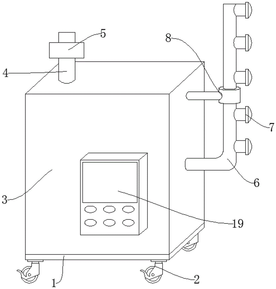 一种电气工程自动化喷淋装置的制作方法