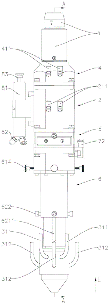 一种激光熔覆加工头的制作方法