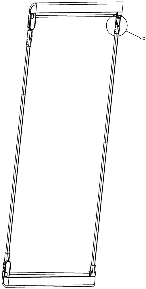 床护栏横杆连接机构及床护栏的制作方法
