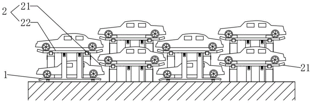 一种错列式可升降多层停车架的制作方法