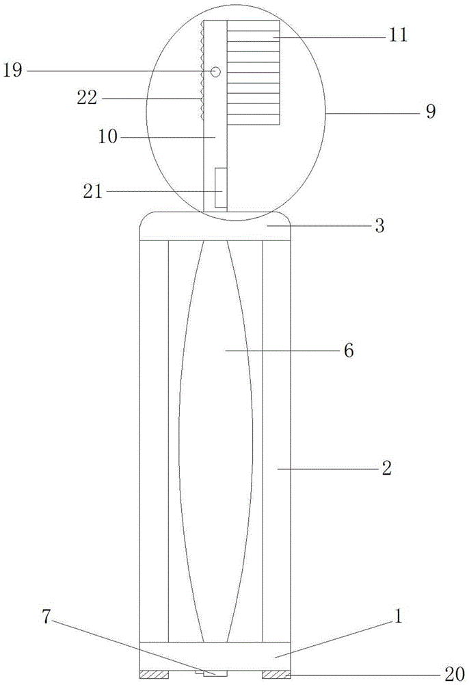 一种便携式环保型一体化牙刷的制作方法