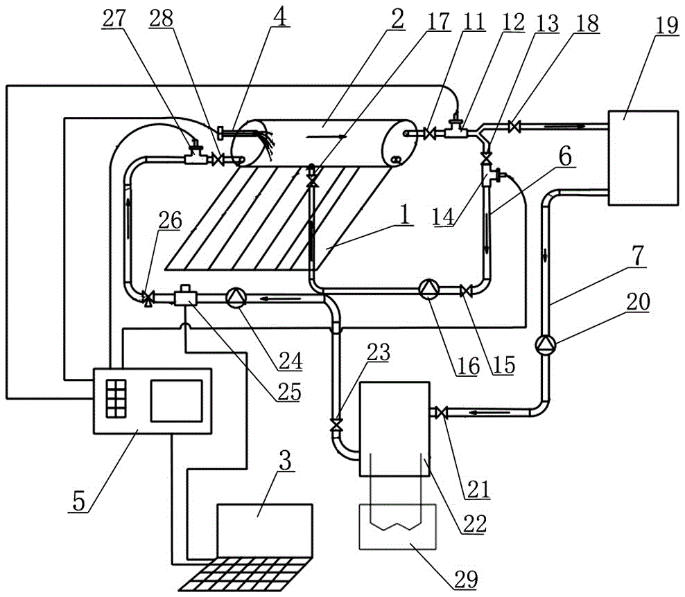 一种家用太阳能热水器热性能监测系统的制作方法